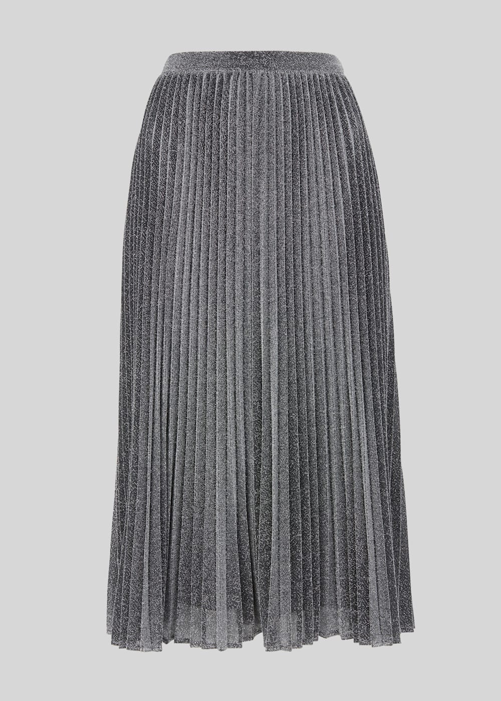 Newlook silver pleated skirt sale