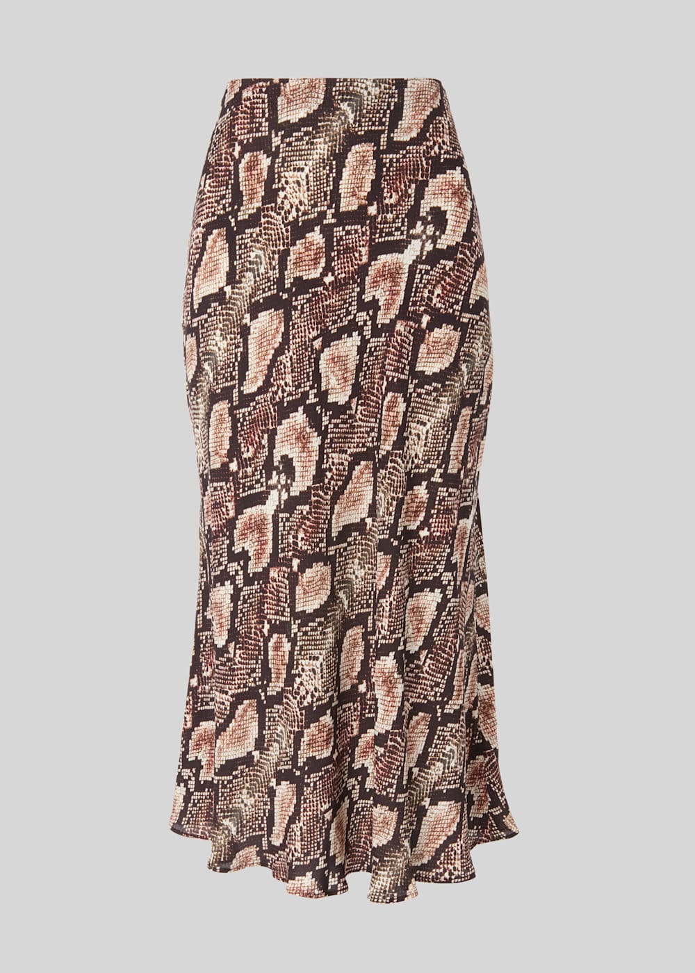 Snake print bias skirt deals
