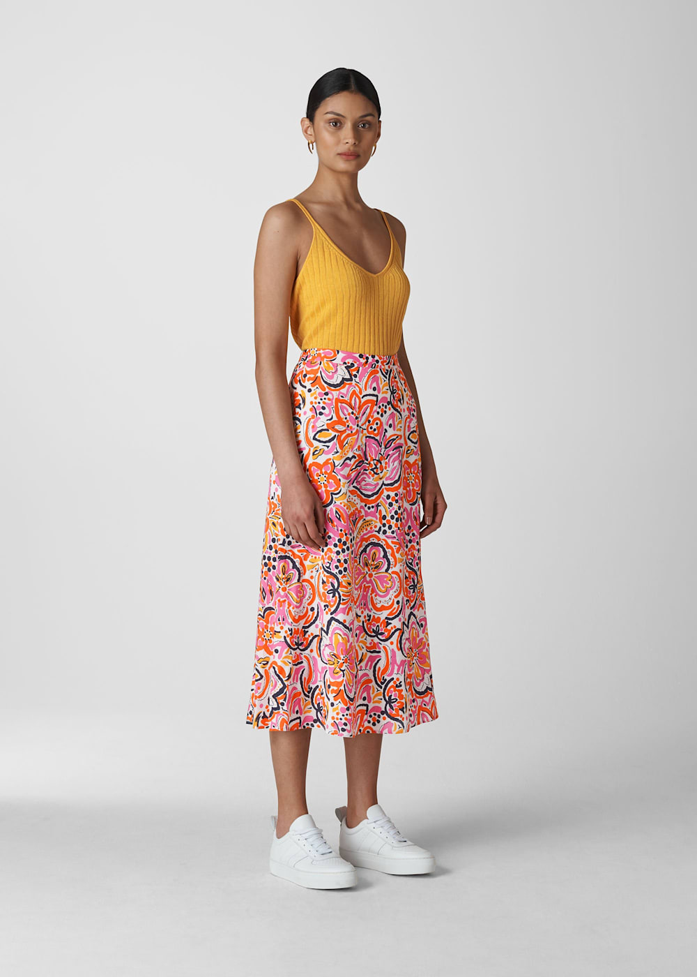 Patterned skirt 4 inch sales