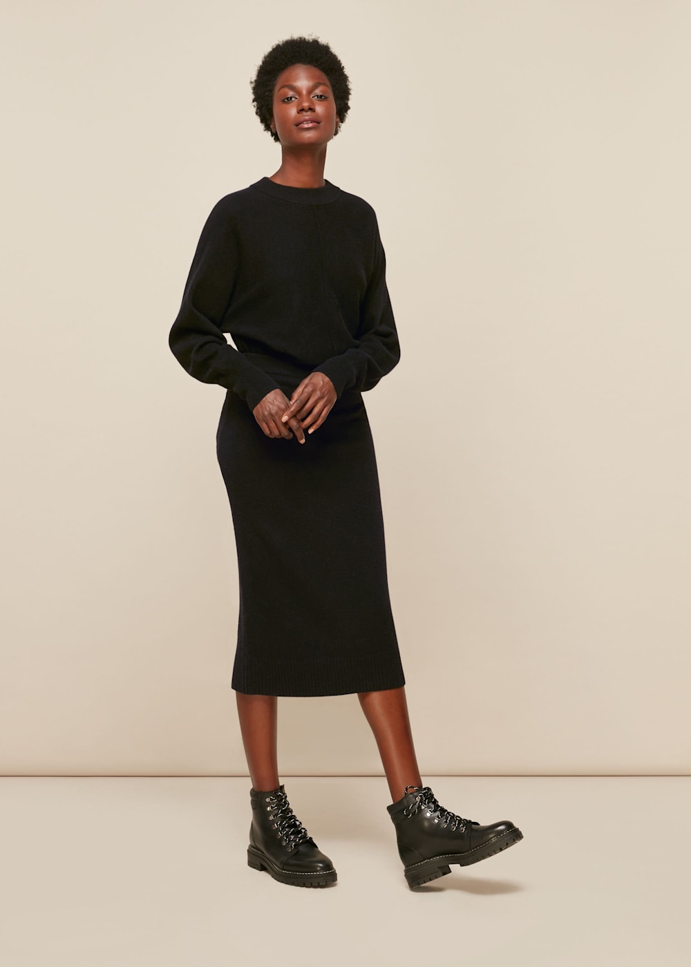 Sweater tube skirt hot sale