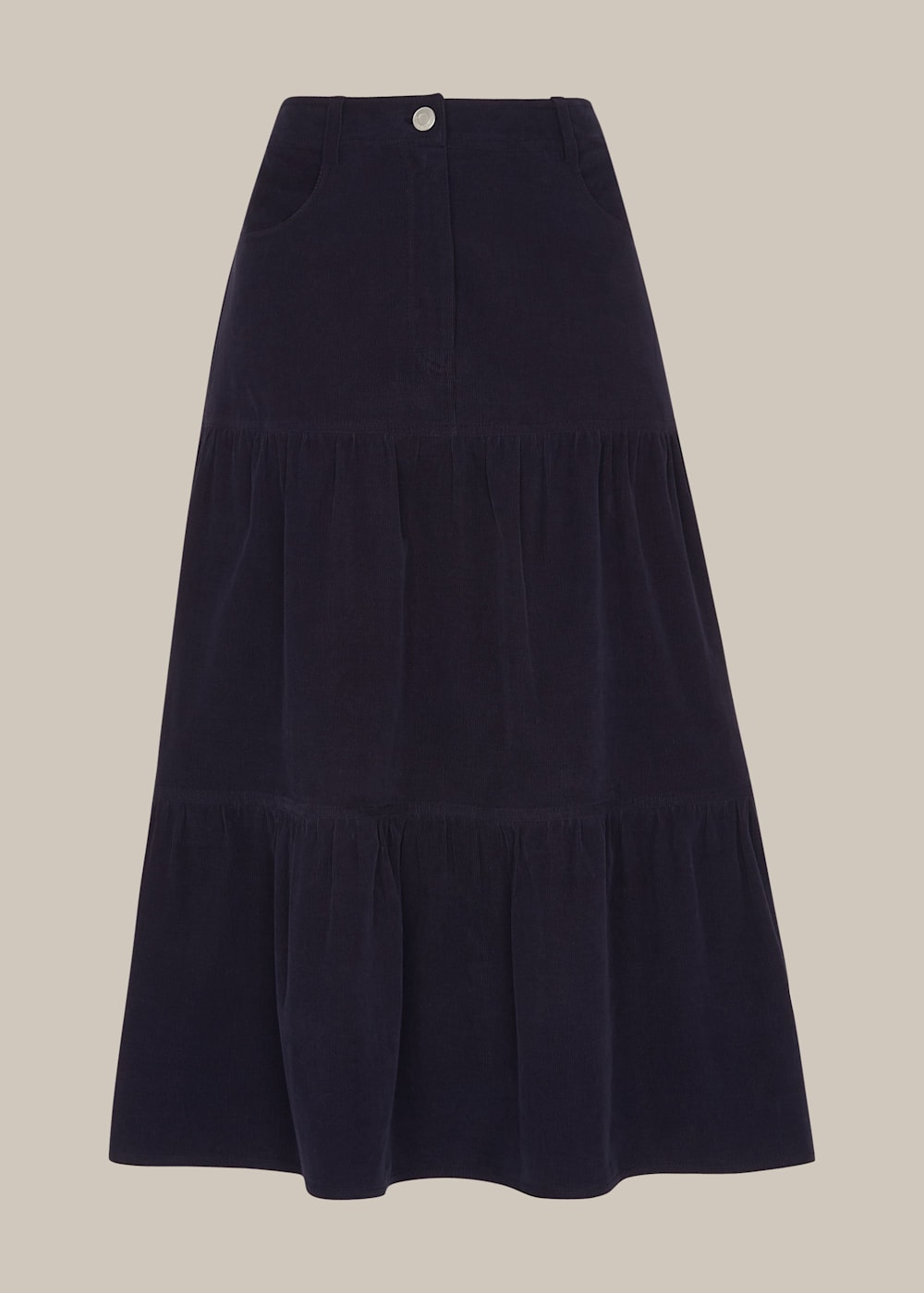 Cord mini skirt navy online