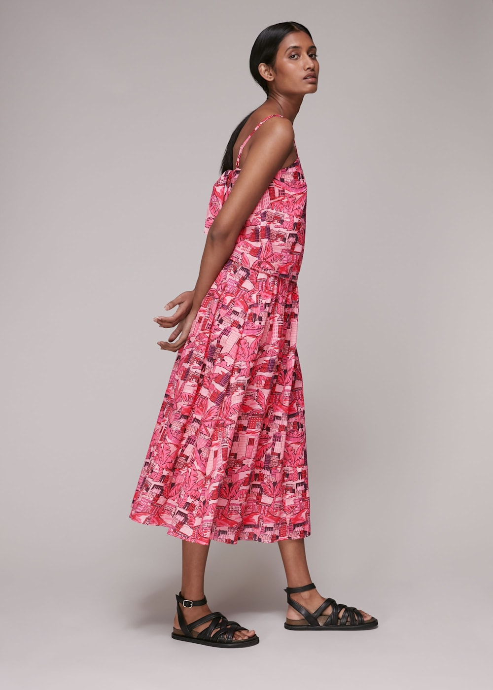 Hawaiian floral maxi skirt hotsell