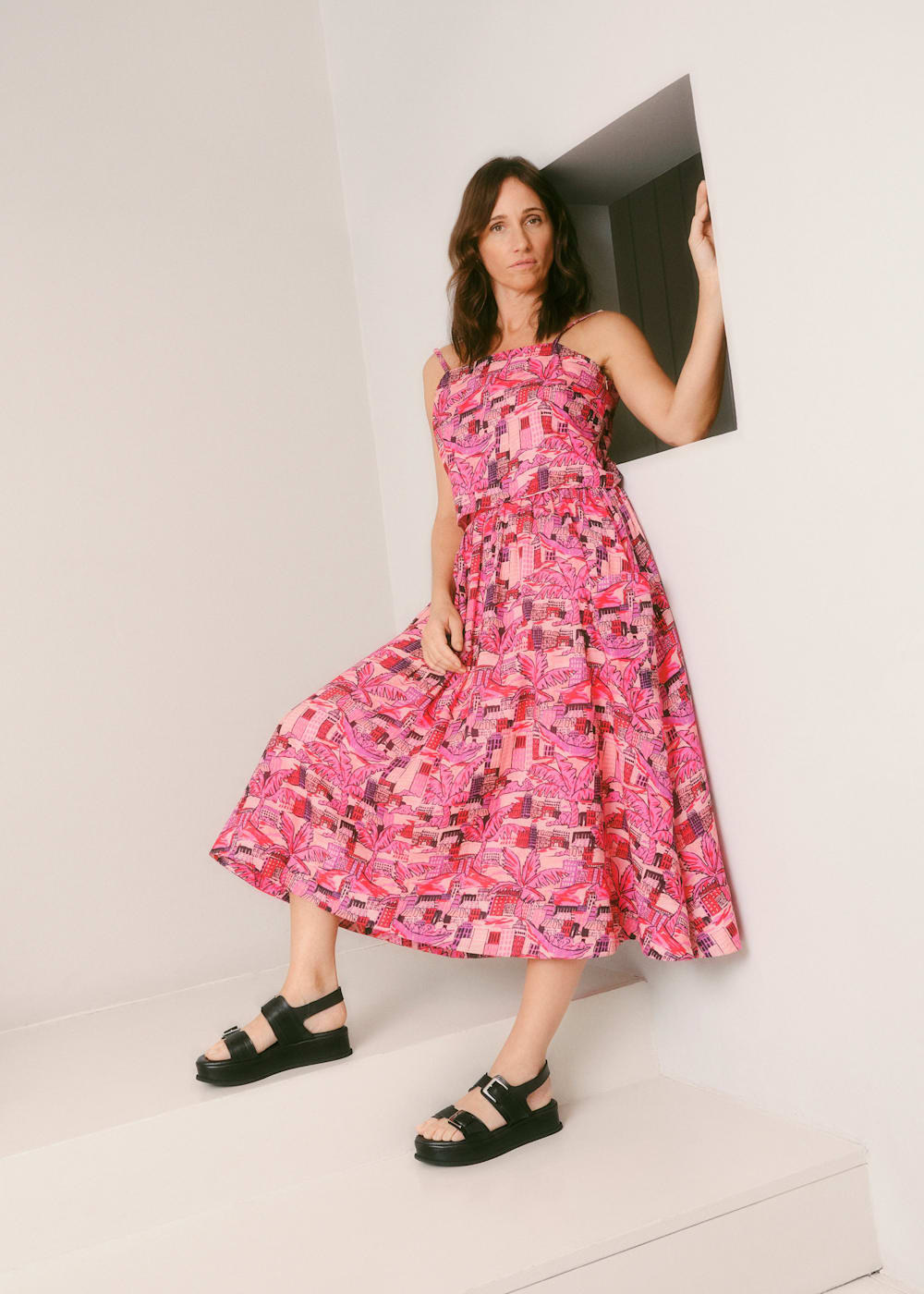 Multicolour Hawaiian Print Skirt