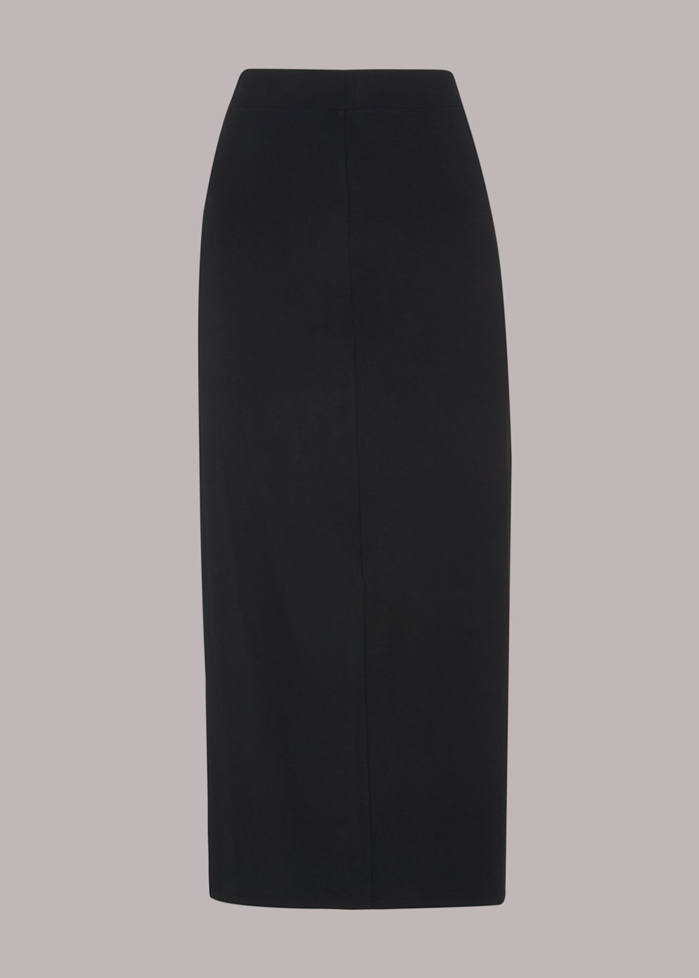 Black Jersey Column Skirt WHISTLES Whistles UK