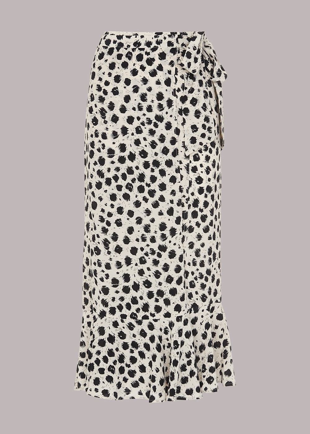 Black and white dalmatian skirt sale