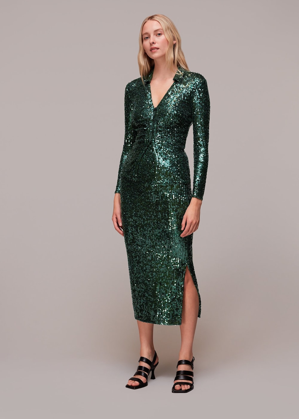 Whistles sequin pencil skirt online