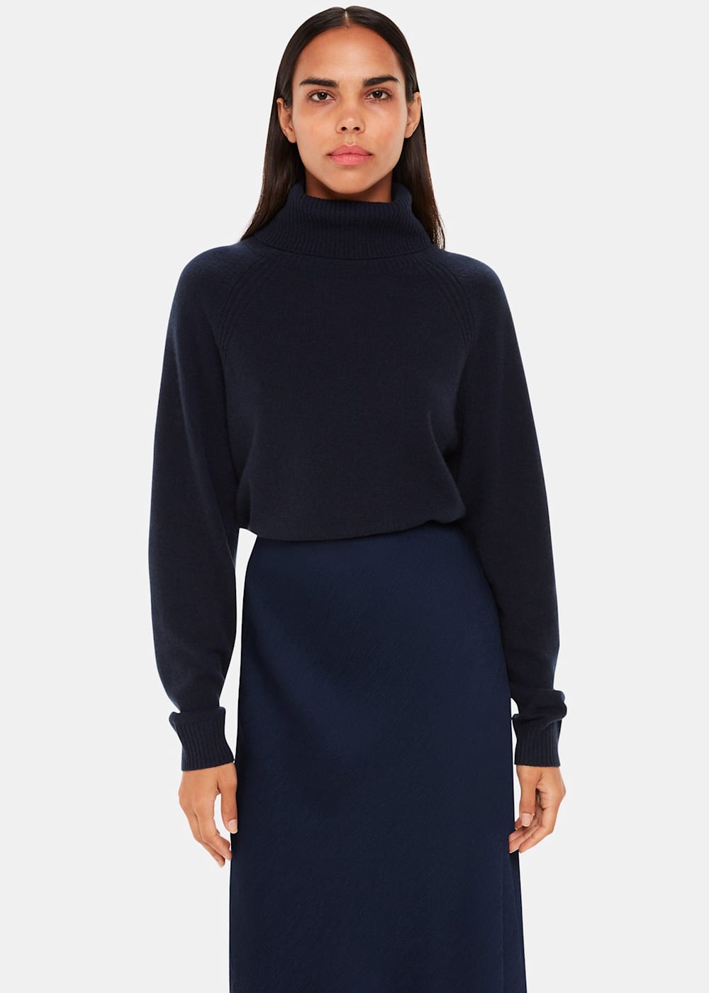 Navy satin pencil skirt uk 2025