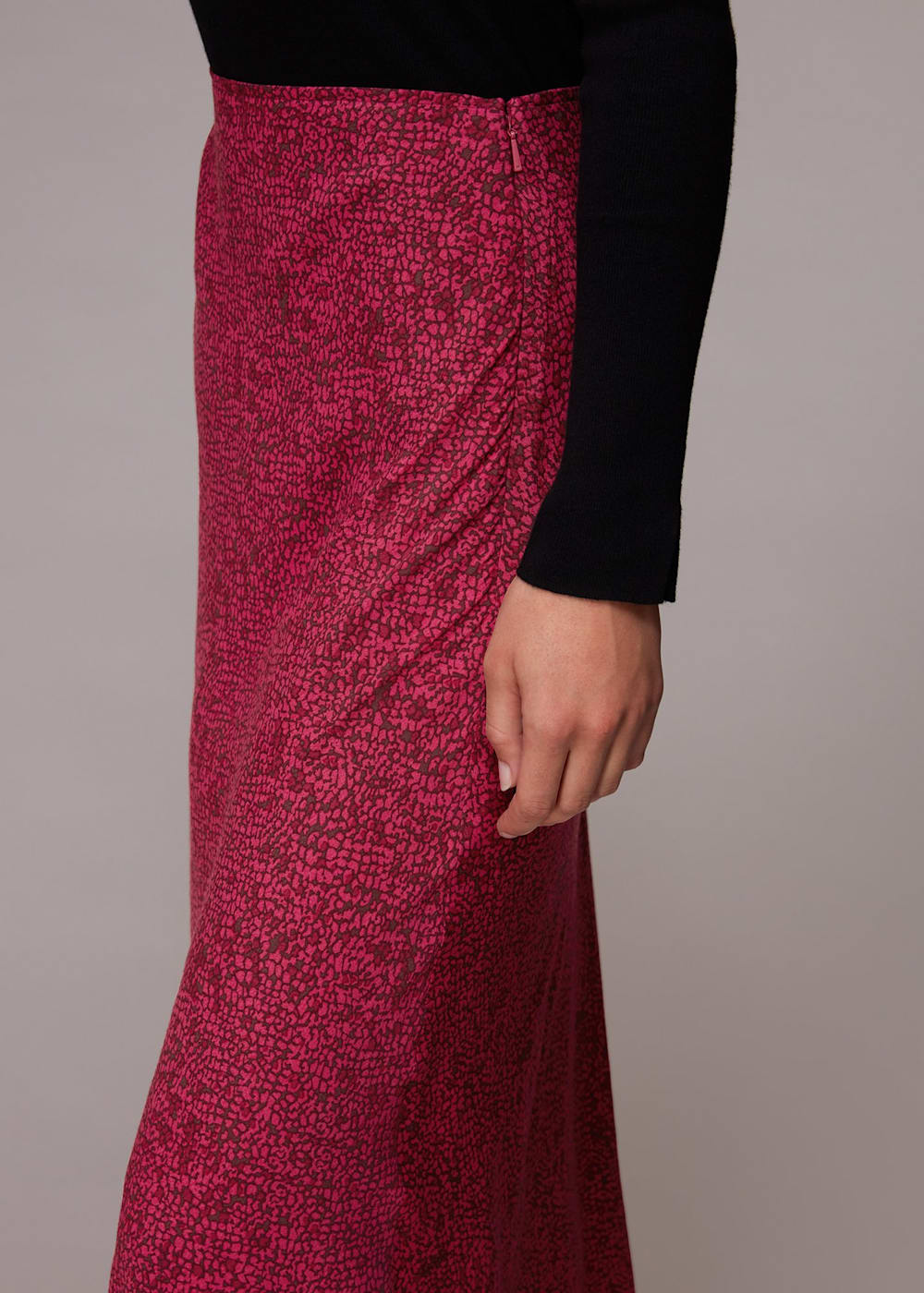 Pink snake print skirt store
