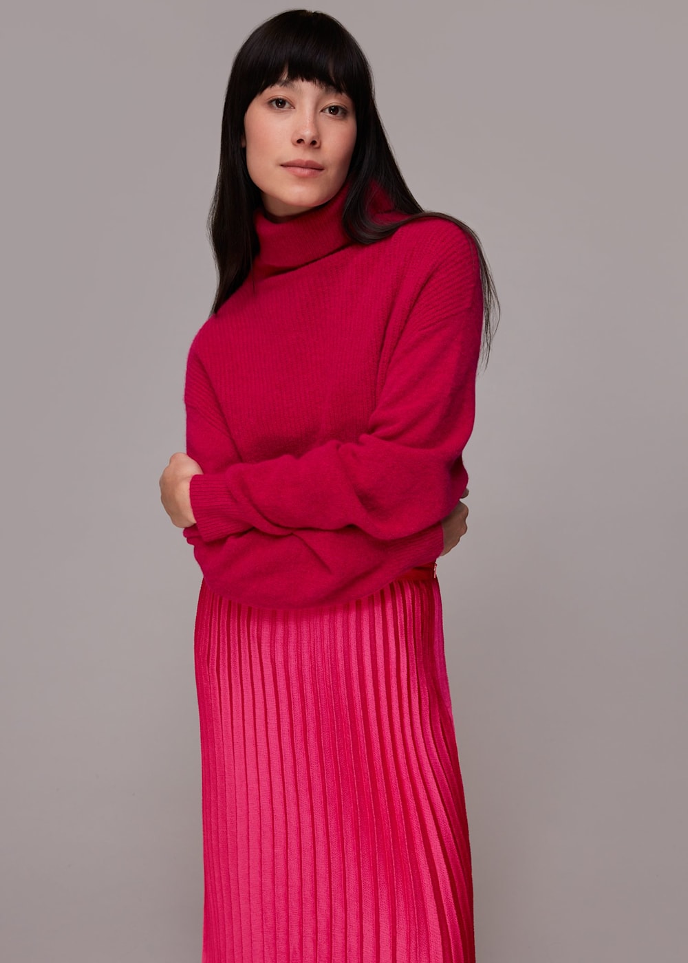Pink pleated skirt size 20 shop