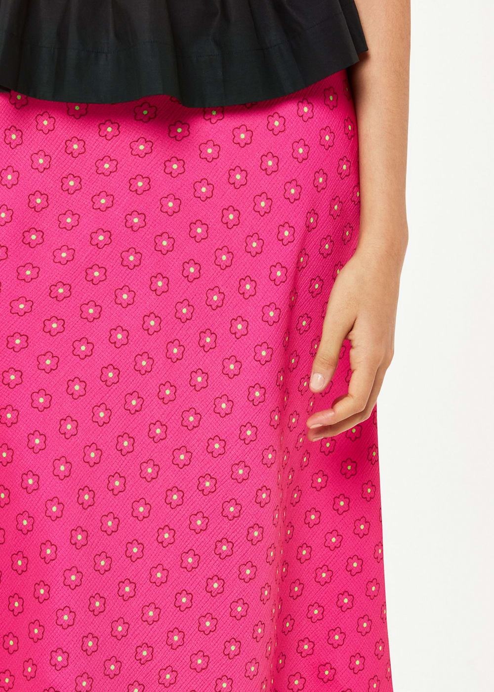 Polka dot bias cut skirt shop