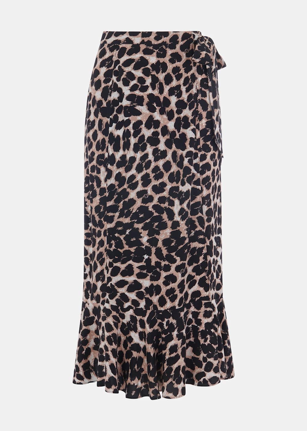 Leopard print wrap skirt nz top