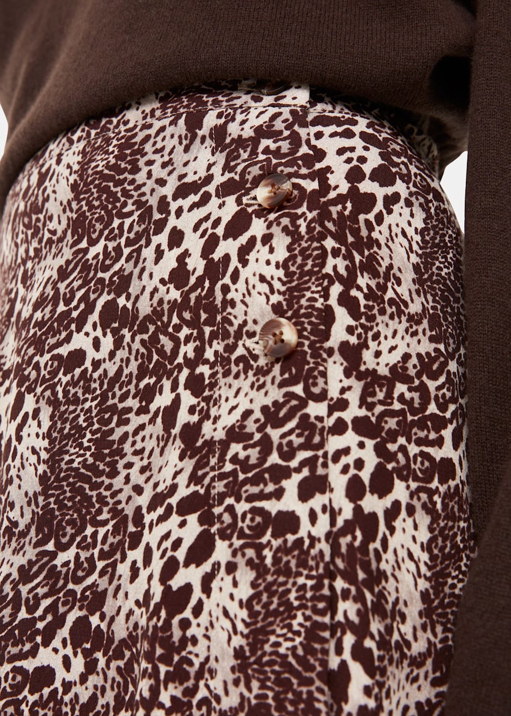 Leopard Print Micro Leopard Print Wrap Skirt WHISTLES Whistles ROW