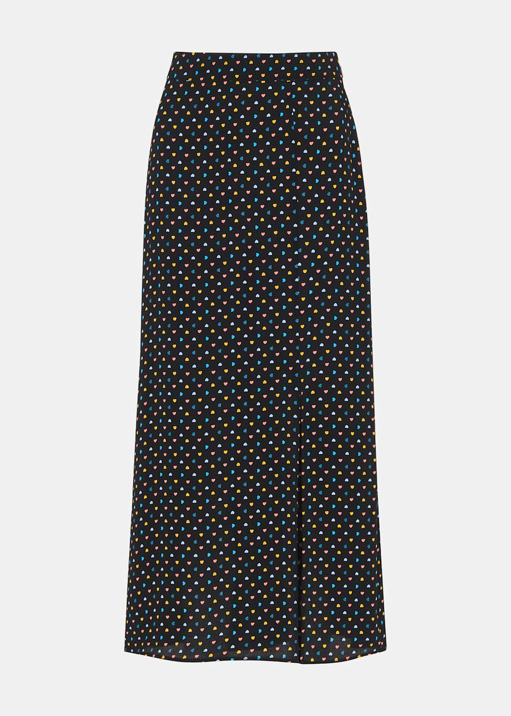 Black and white heart skirt online