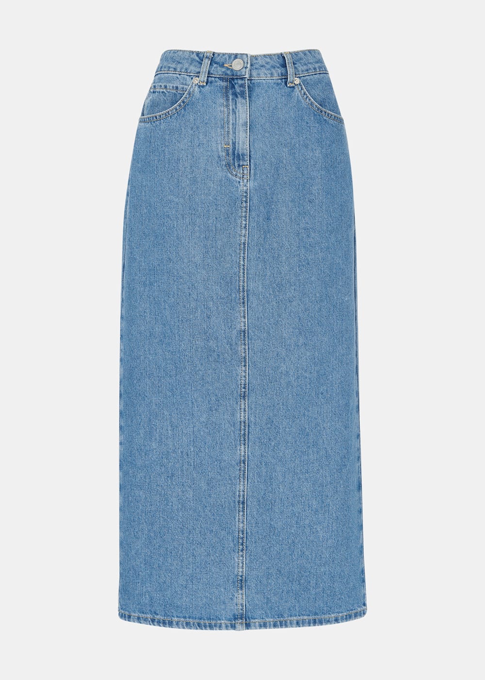 Mid length denim skirts 00 cheap