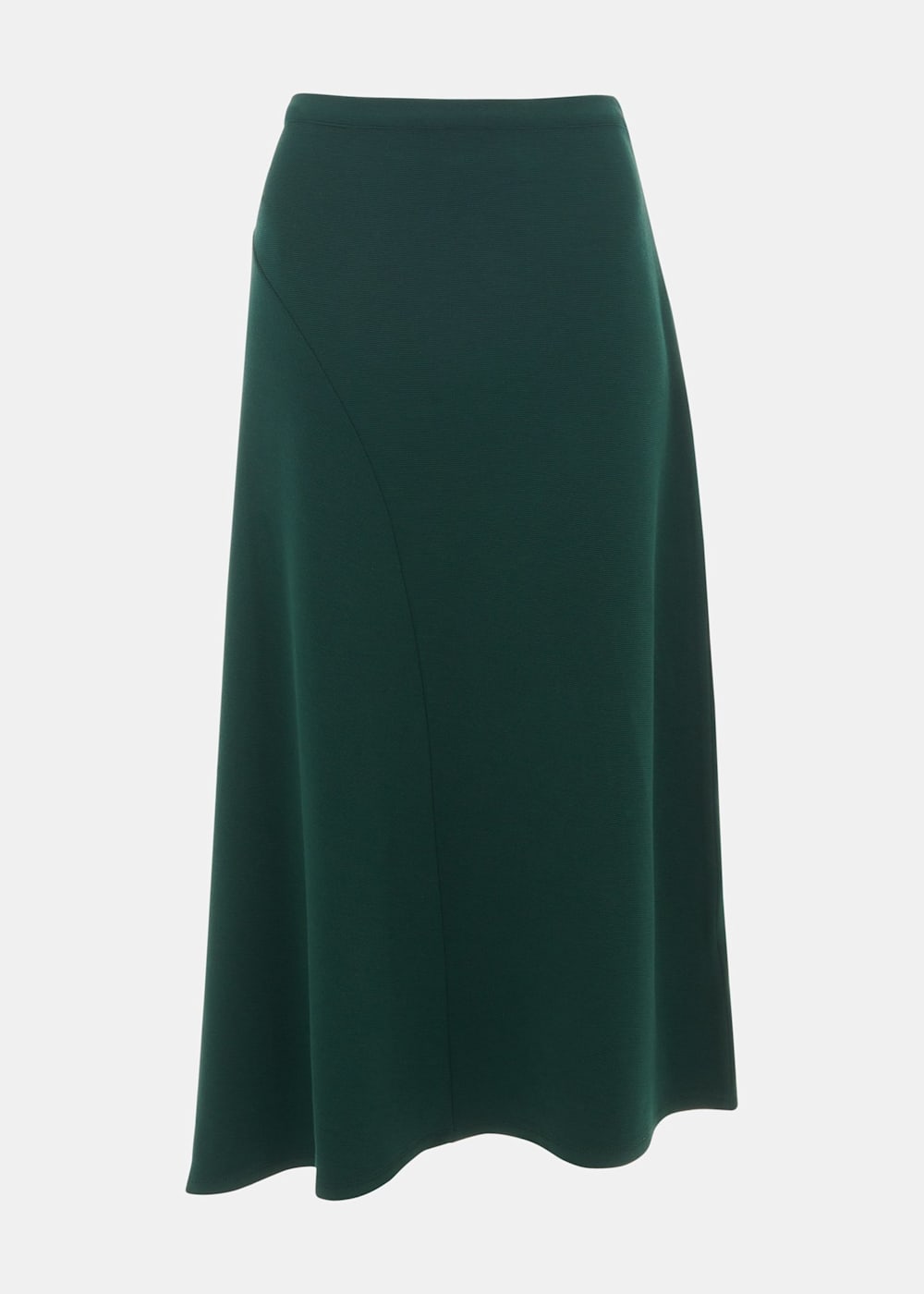 Dark Green Midi Skirt Curved Hem Whistles US Whistles US