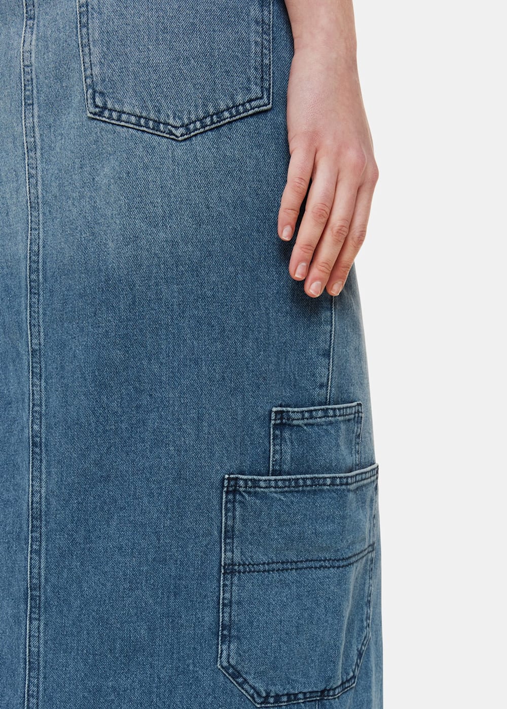 Whistles utility denim skirt online