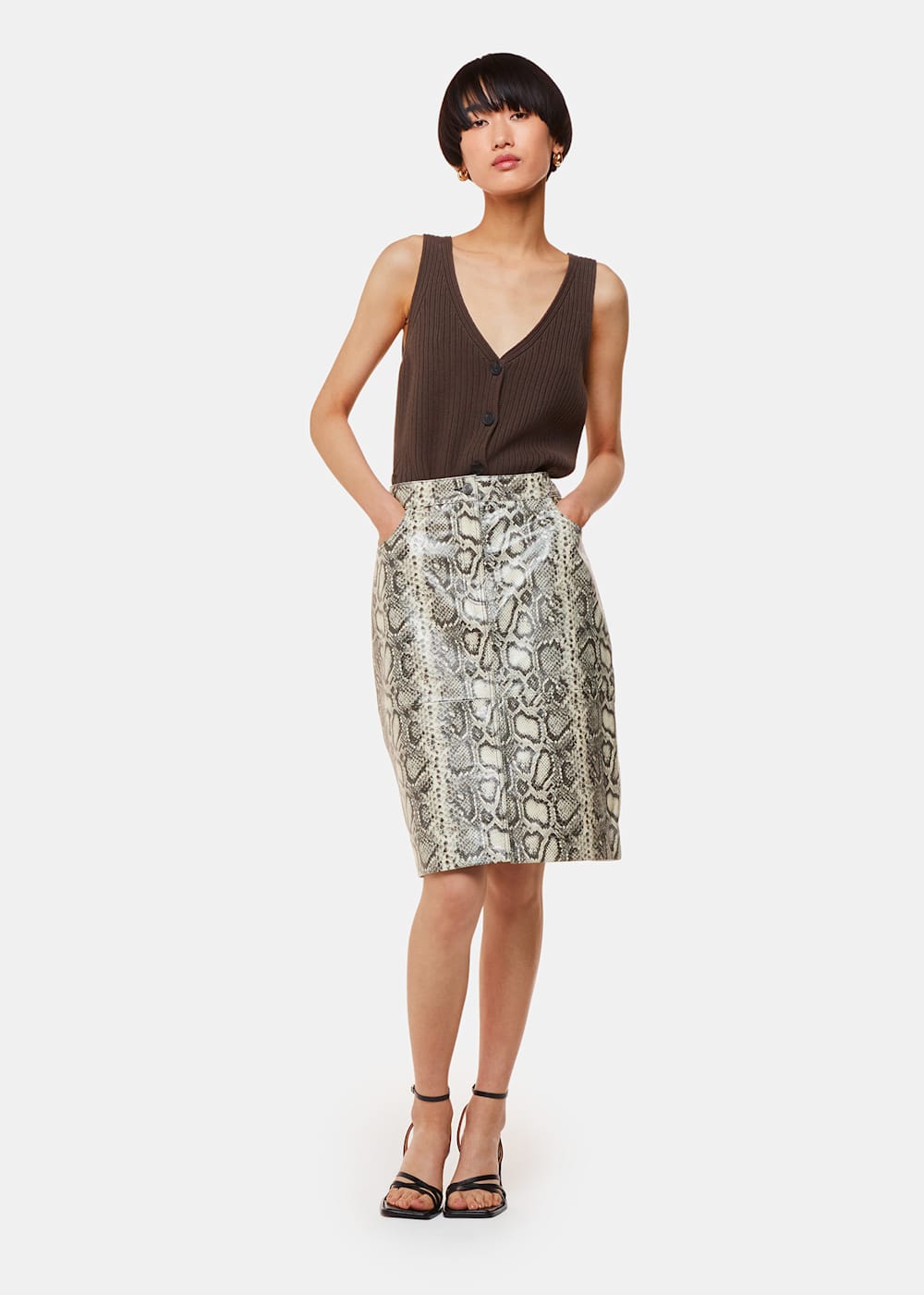 Cheap snakeskin skirt outlet