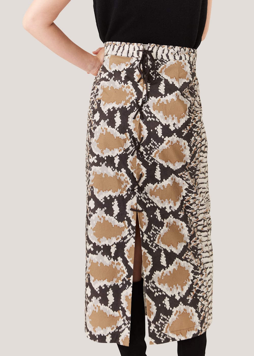 Snake print skirt for sale clearance