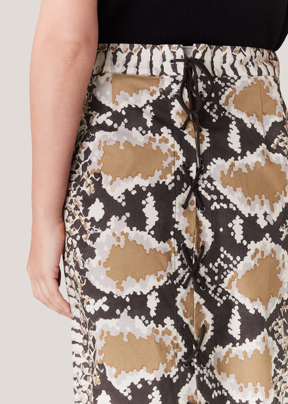 Other stories snake print skirt online