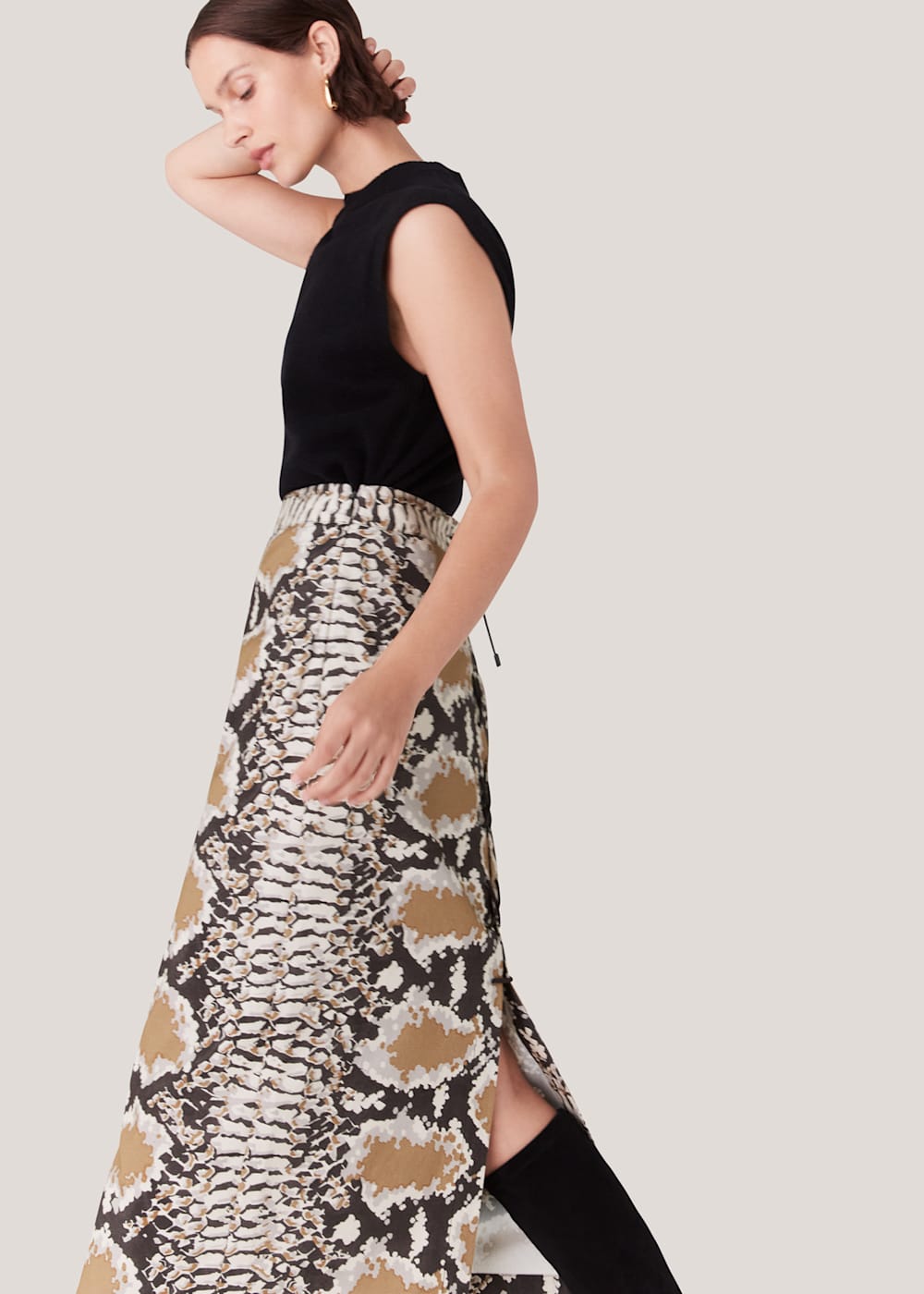 Snake print skirt australia deals