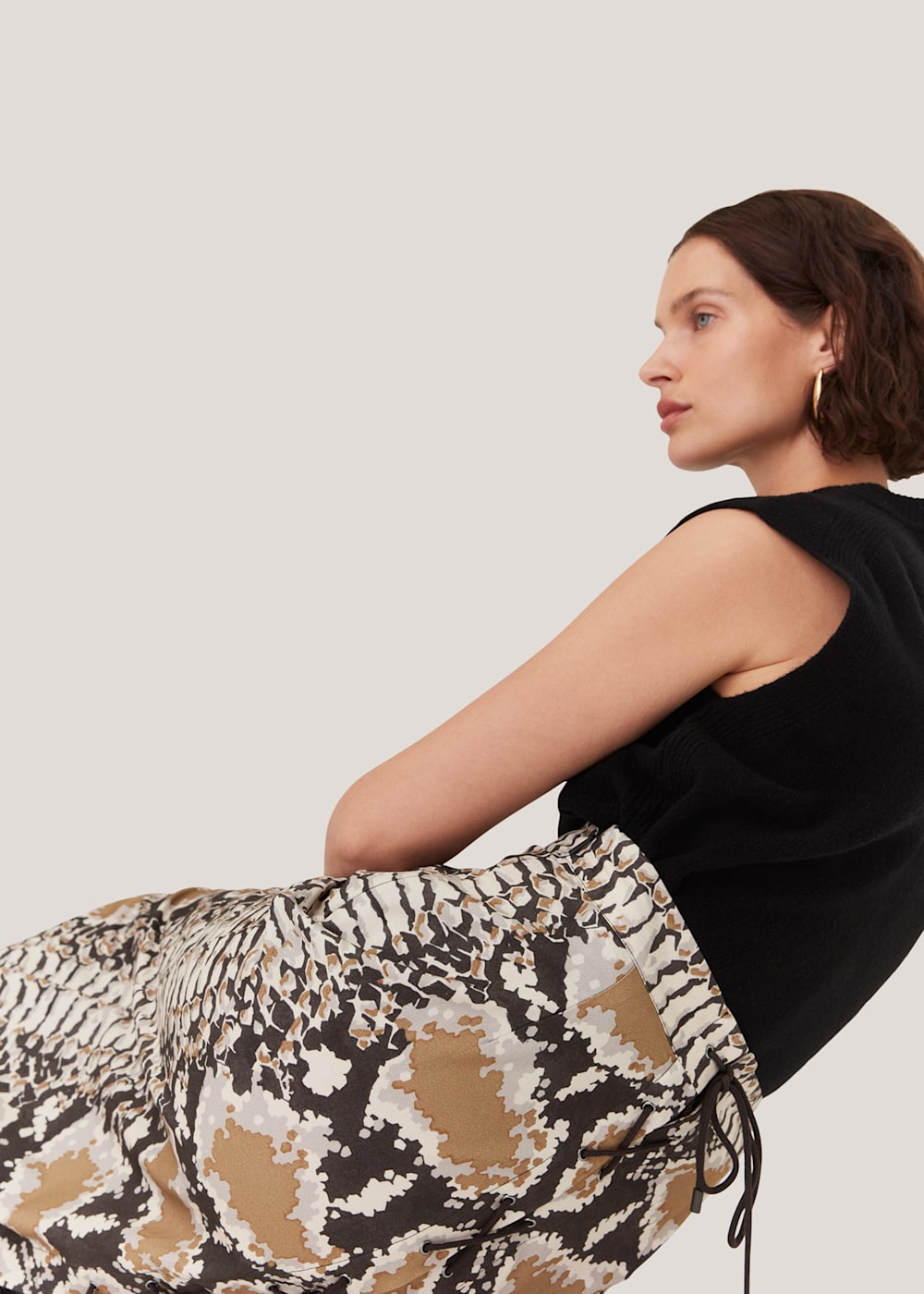 Other stories snake print skirt on sale