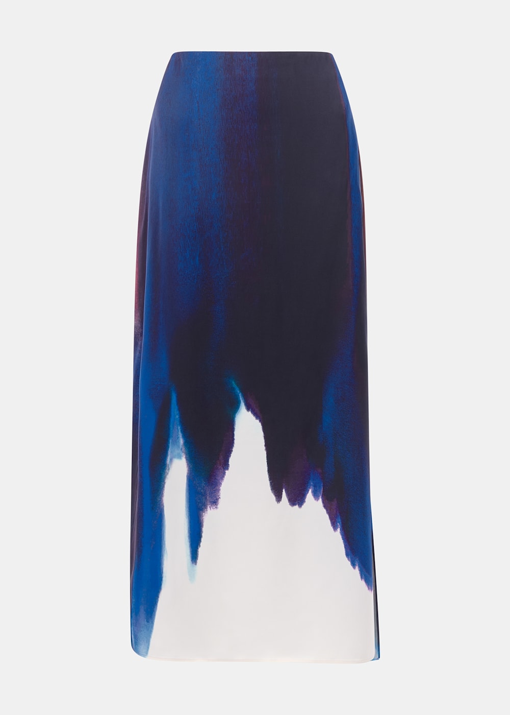 Multicolour Ice Dye Print Midi Skirt WHISTLES Whistles US