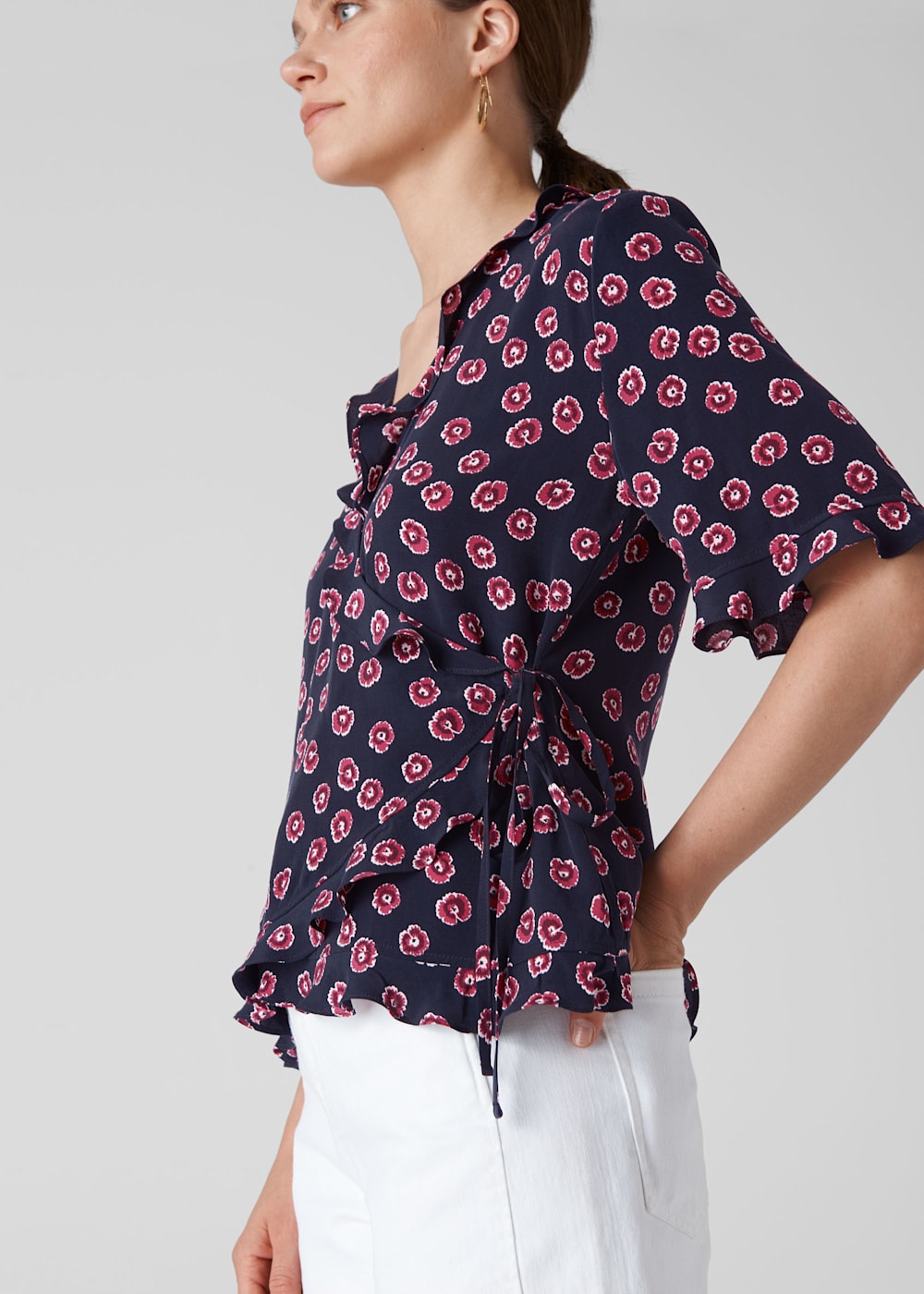 Whistles lenno print shirt dress 2025