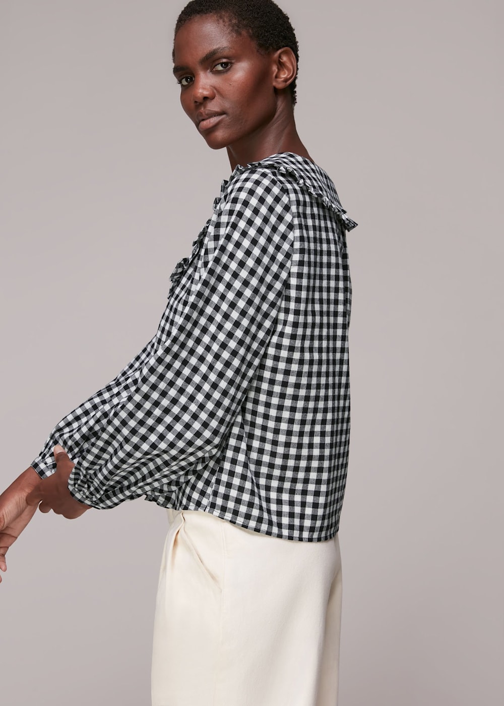 whistles-gingham-collar-detail whistles-gingham-collar-detail