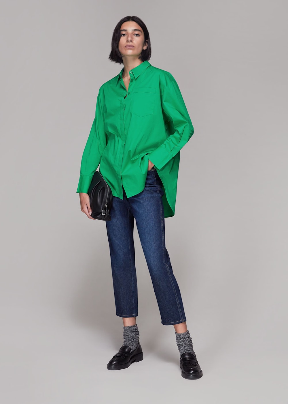 Green Oversized Shirt | WHISTLES | Whistles US | Green Oversized Shirt | WHISTLES | Whistles US |