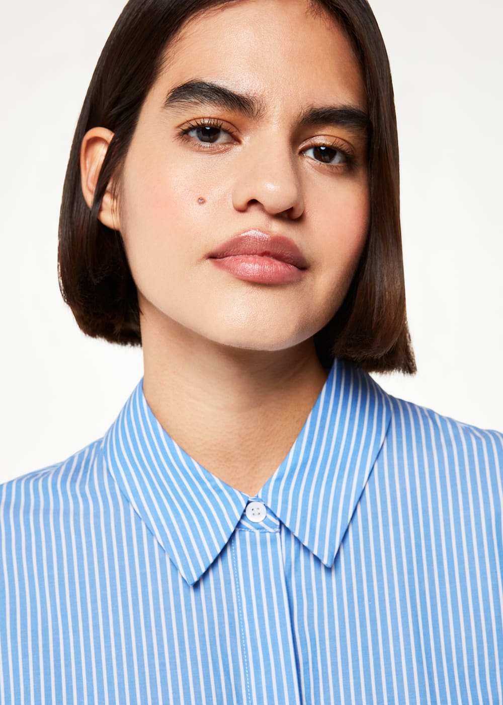 Blue & White Oversized Striped Shirt | Shop Now at Whistles Blue & White Oversized Striped Shirt | Shop Now at Whistles