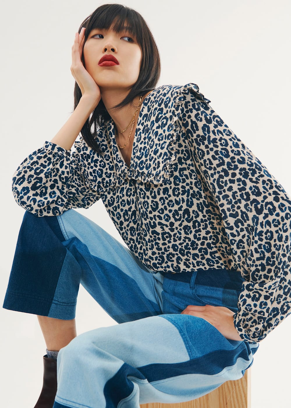Amazon.com: JG JENNY GHOO Men's Leopard Print Shirt Summer