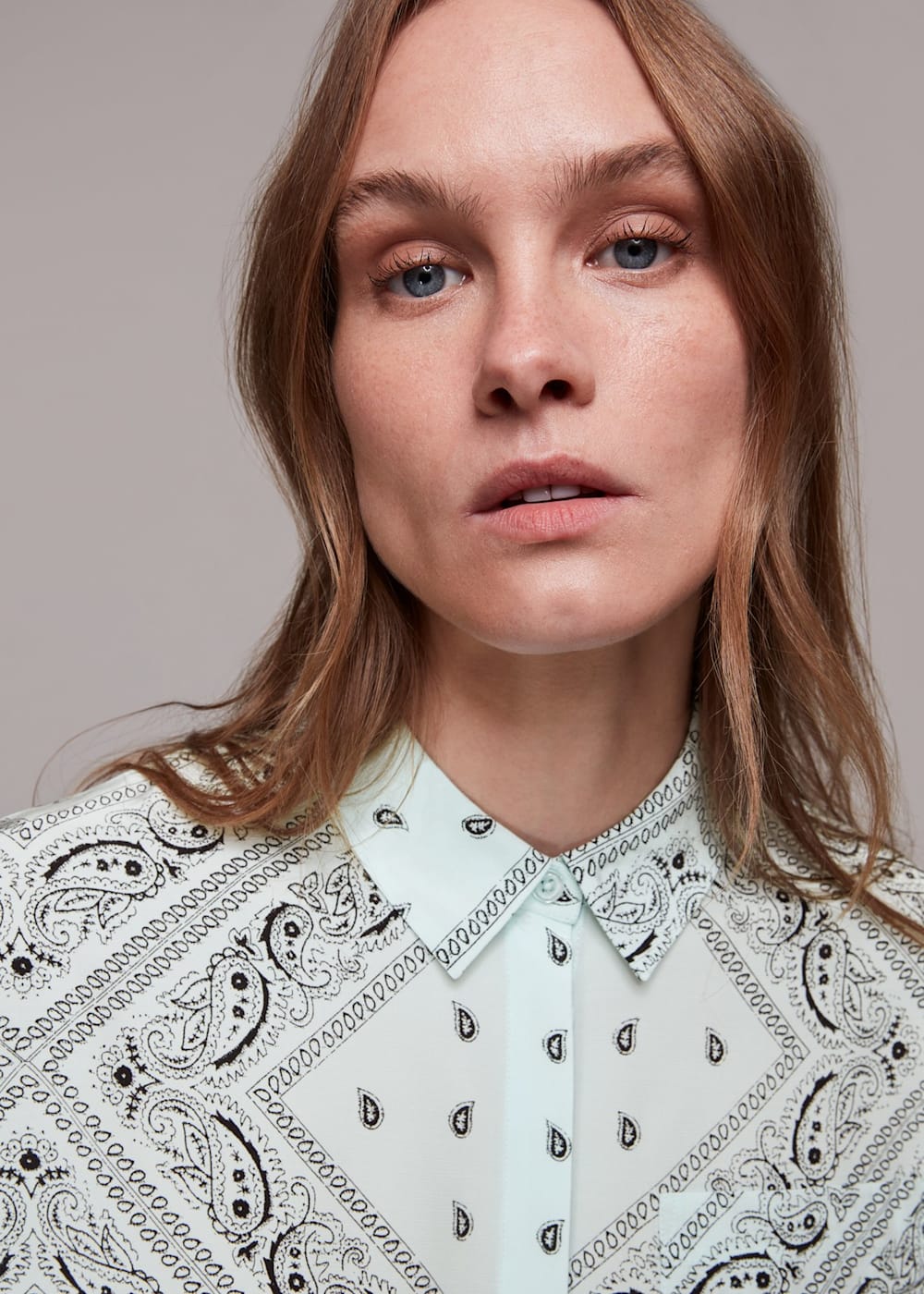 Multicolour Bandana Print Oversized Shirt | WHISTLES