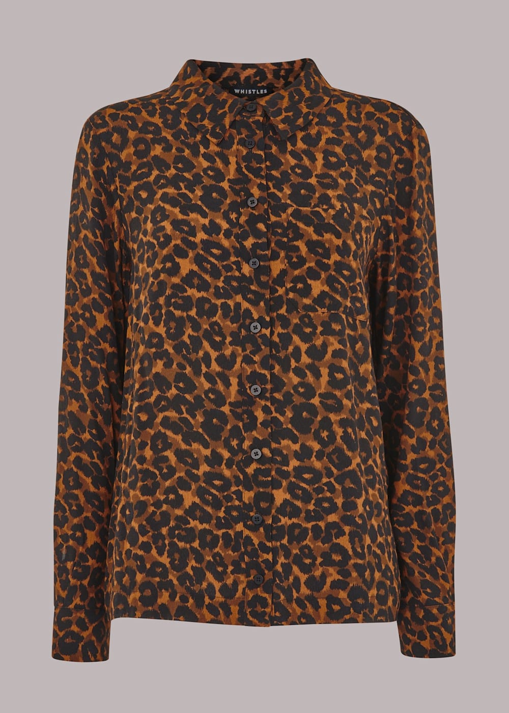 Leopard Print Classic Leopard Print Shirt | WHISTLES | Whistles US |