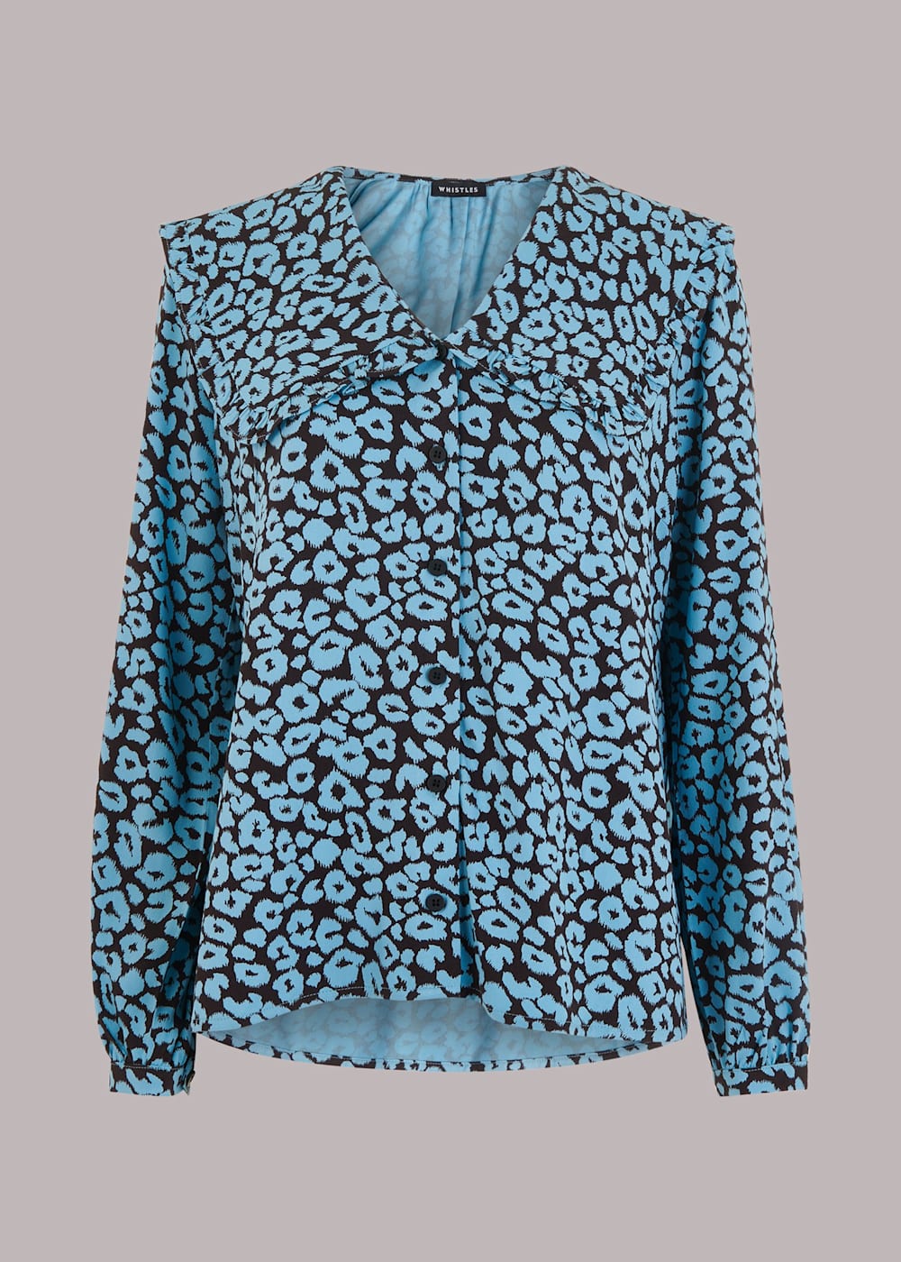 Leopard collar sweater 2025