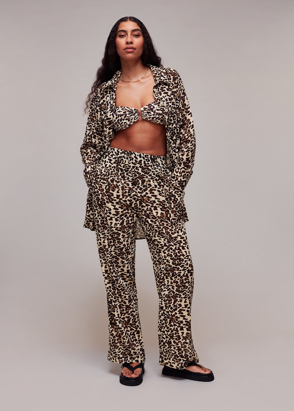 Whistles leopard sweatshirt outlet