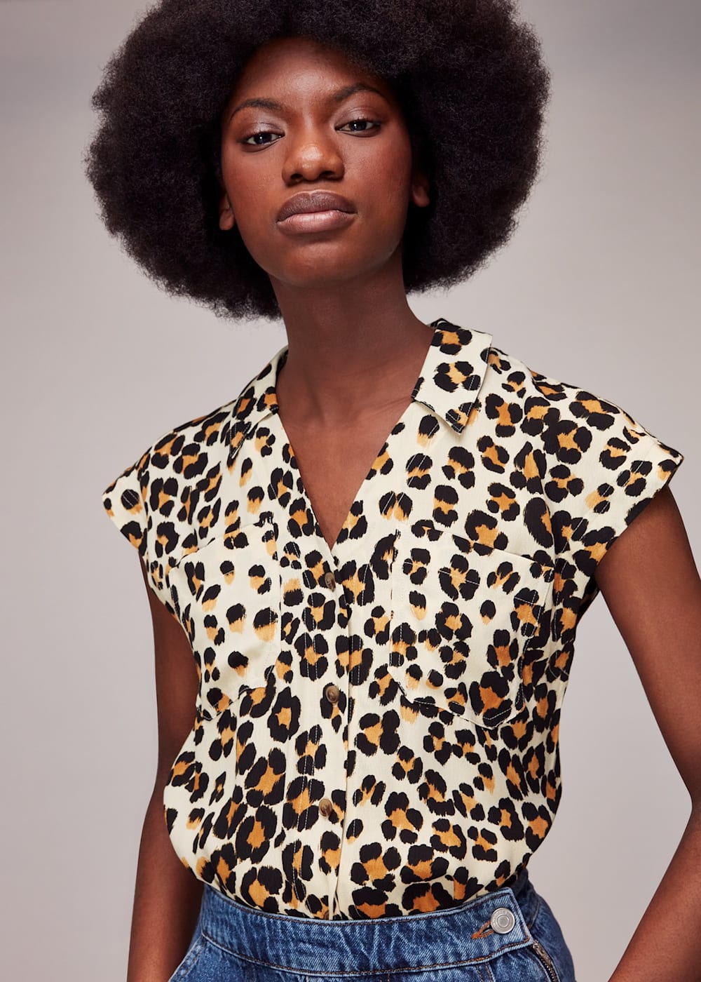 Leopard print tunic sweater outlet