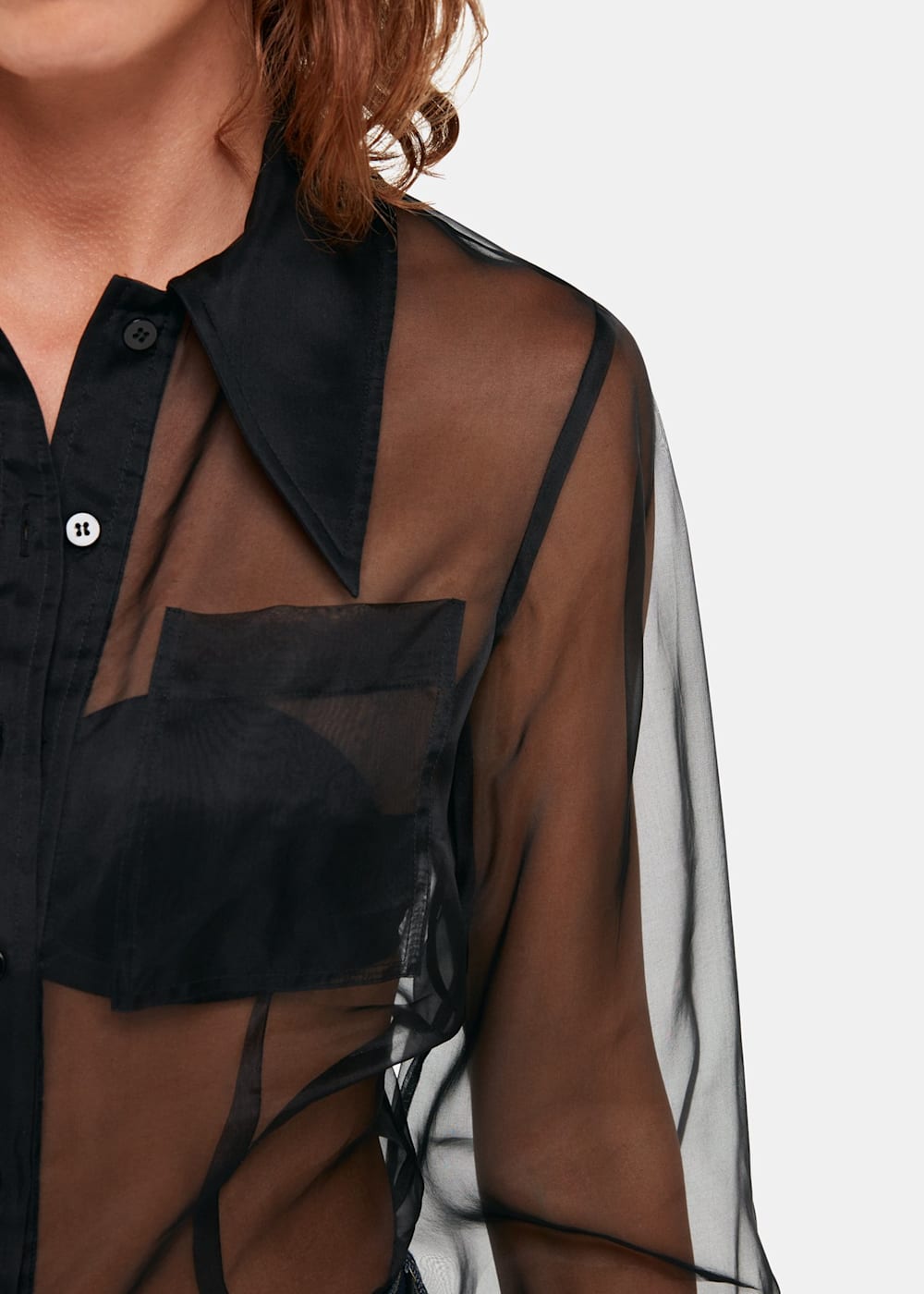 Penelope Silk Organza Shirt Whistles UK
