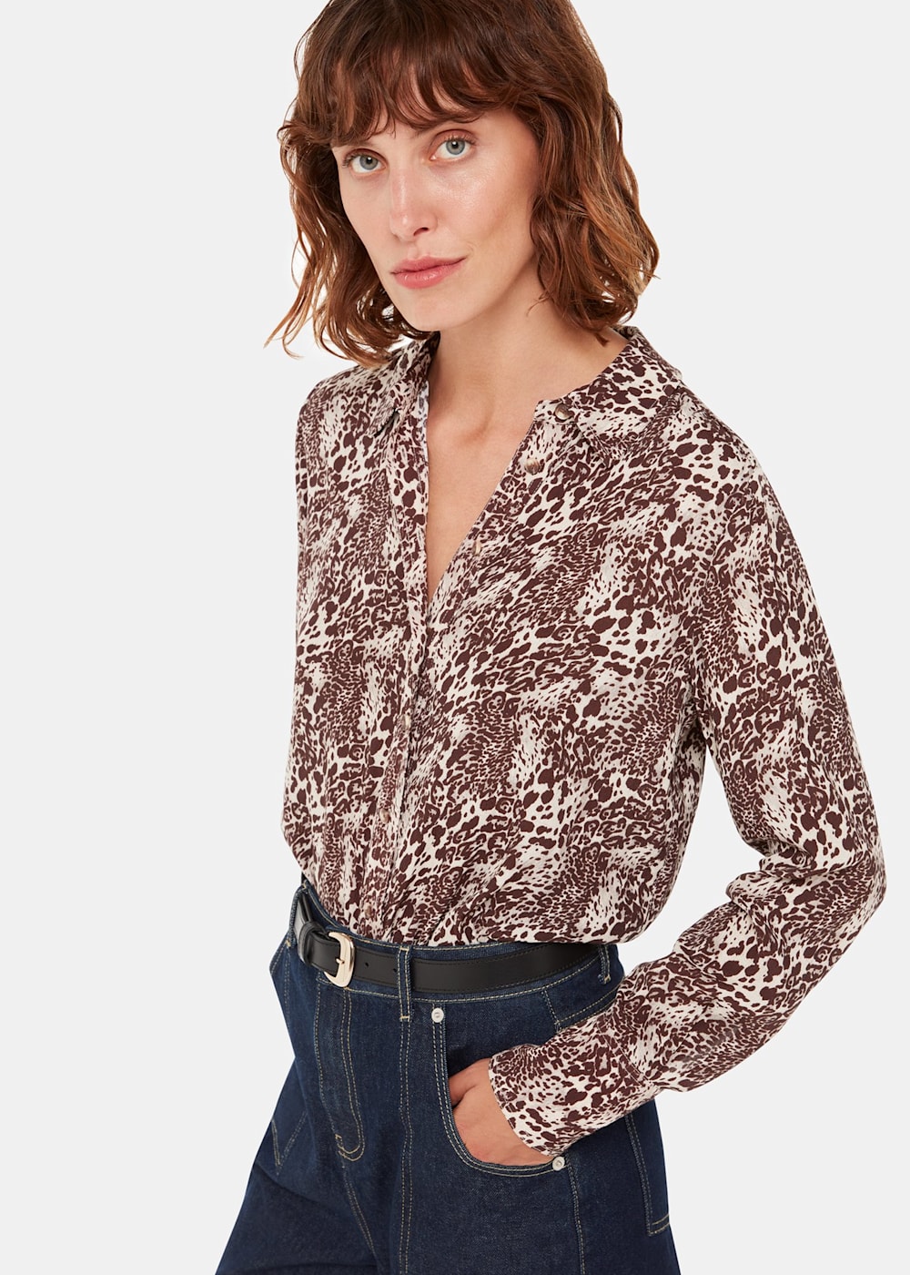 Whistles leopard sweatshirt on sale