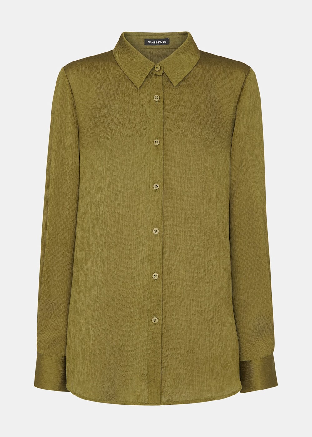 Khaki satin blouse deals