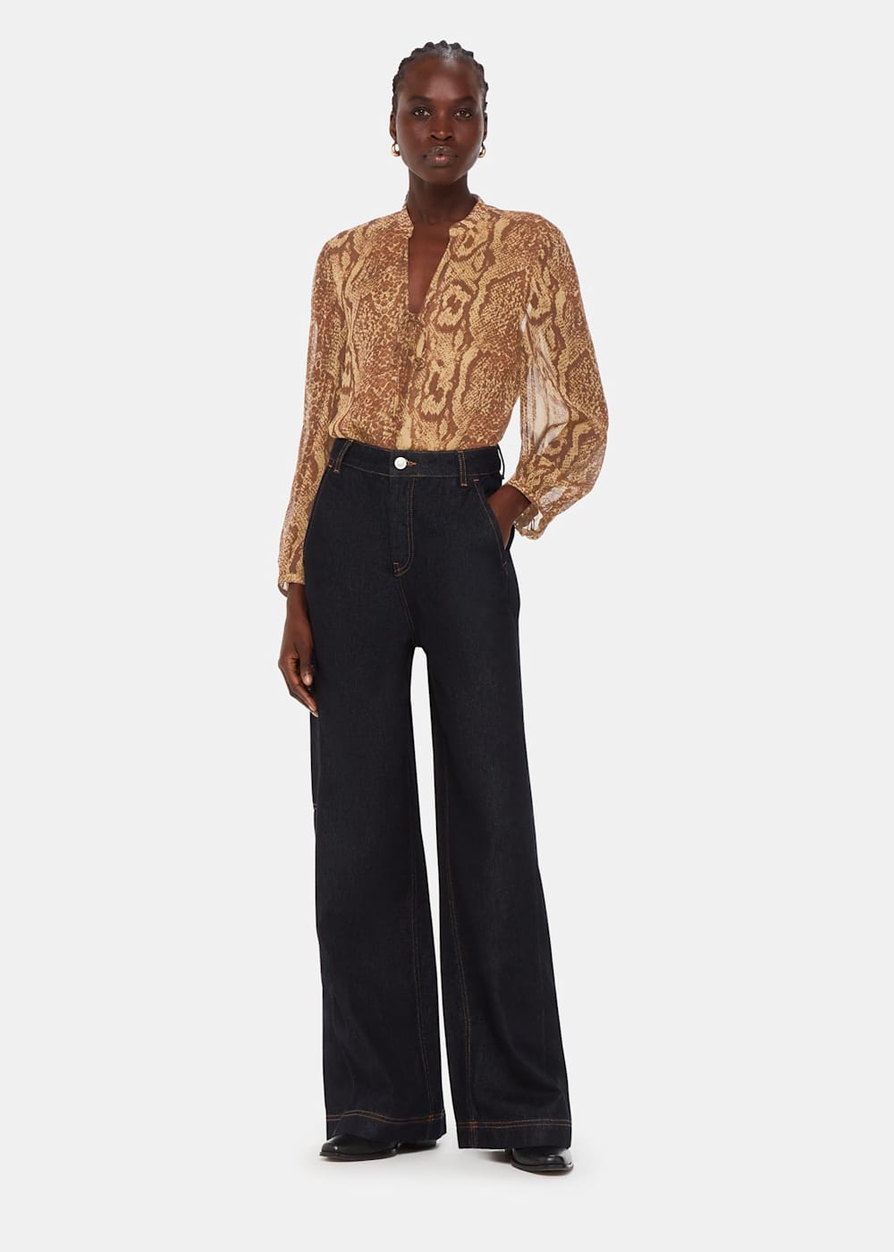 Snake print dress shirt cheap