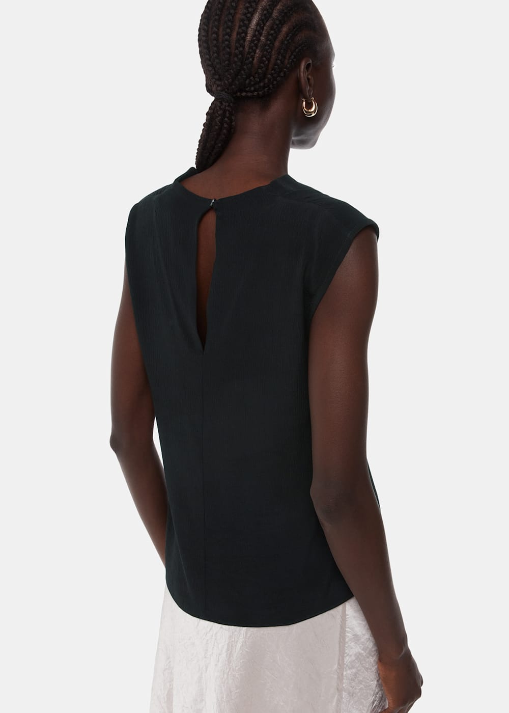 Whistles Crinkle Sleeveless Tank Whistles Crinkle Sleeveless Tank