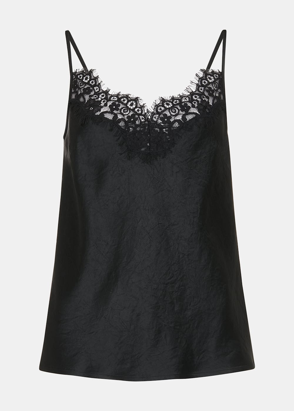 Black camisoles with lace discount