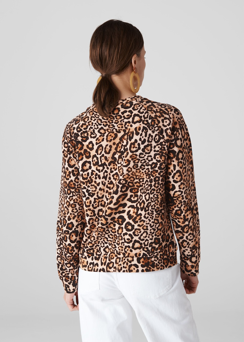 Whistles animal print jumper online