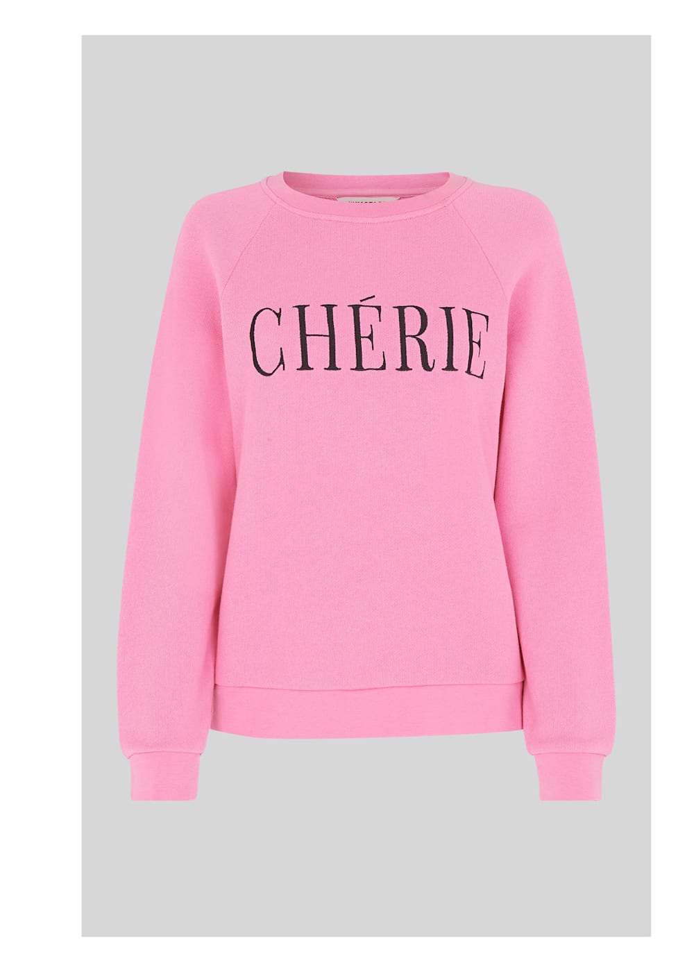 Pink Cherie Embroidered Sweatshirt WHISTLES Whistles ROW