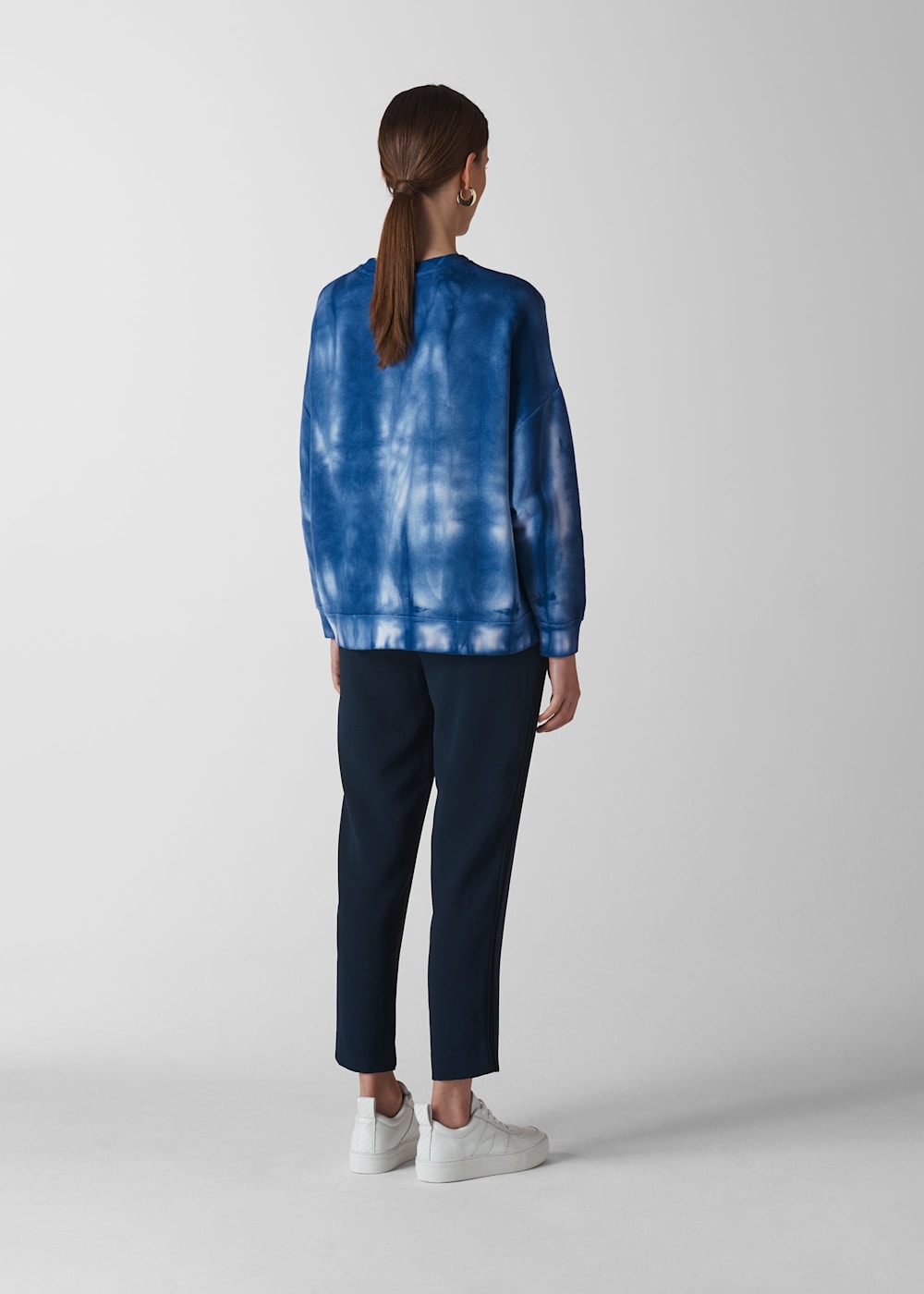 Blue Tie Dye Sweatshirt WHISTLES Whistles UK