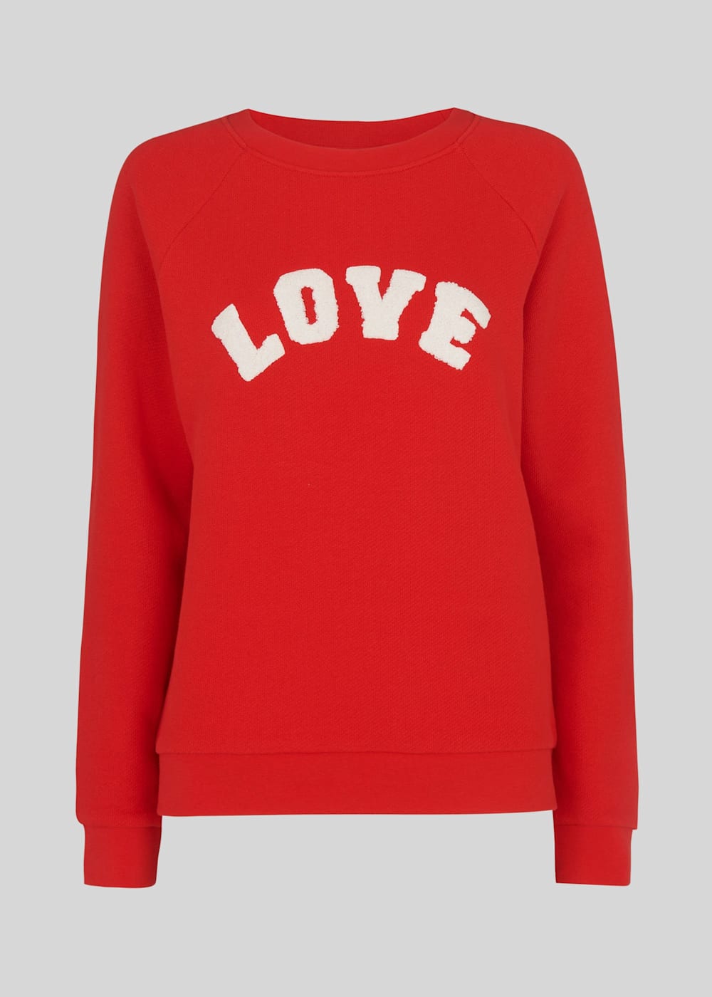 Red Love Sweatshirt WHISTLES Whistles UK
