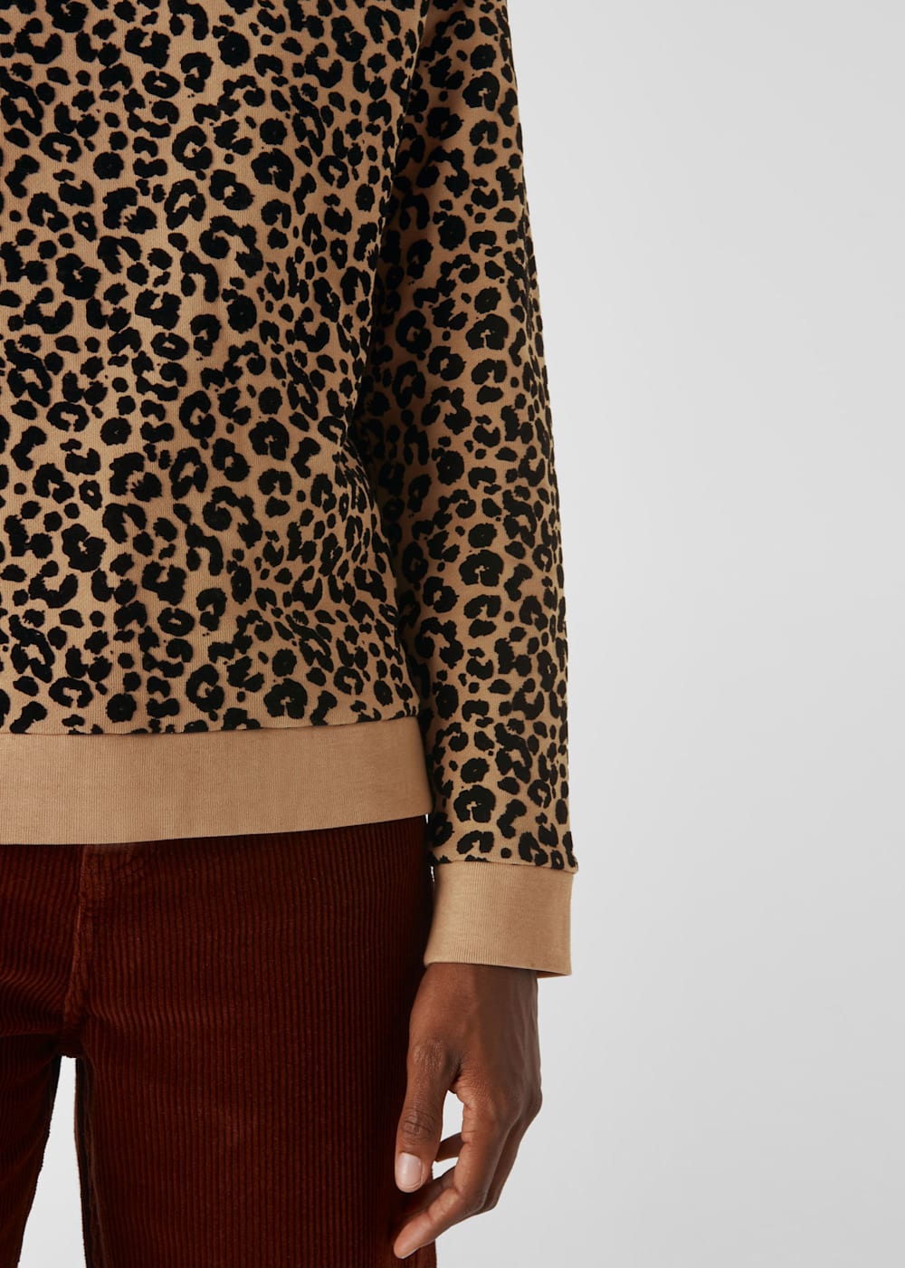 Leopard sweatshirt deals