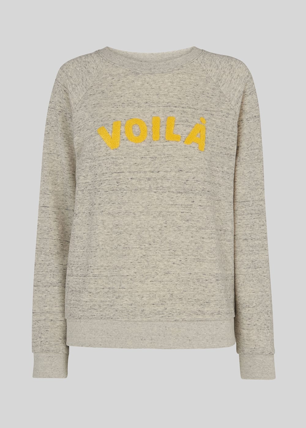 Whistles yellow saturday sweatshirt on sale