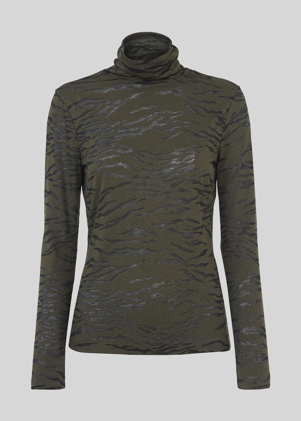 Khaki high neck top hotsell