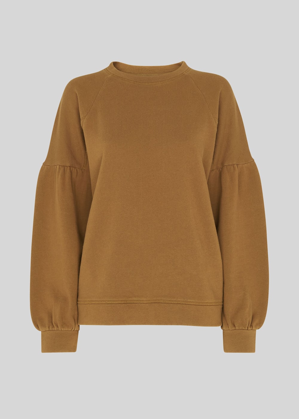 Whistles gathered sleeve sweatshirt hotsell